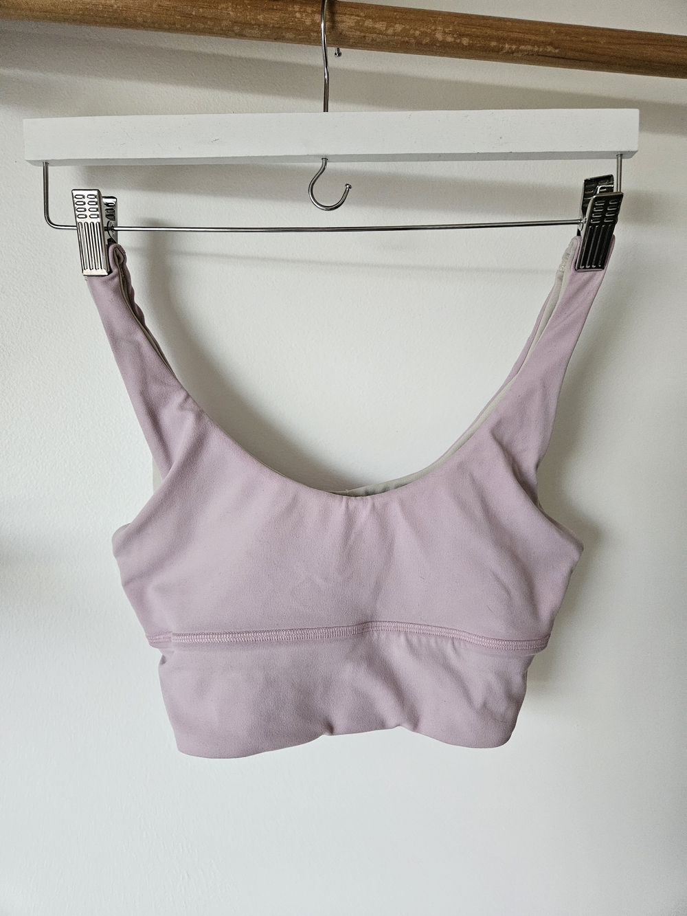 lululemon athletica Light Pink Scoop-Back Sports Bra